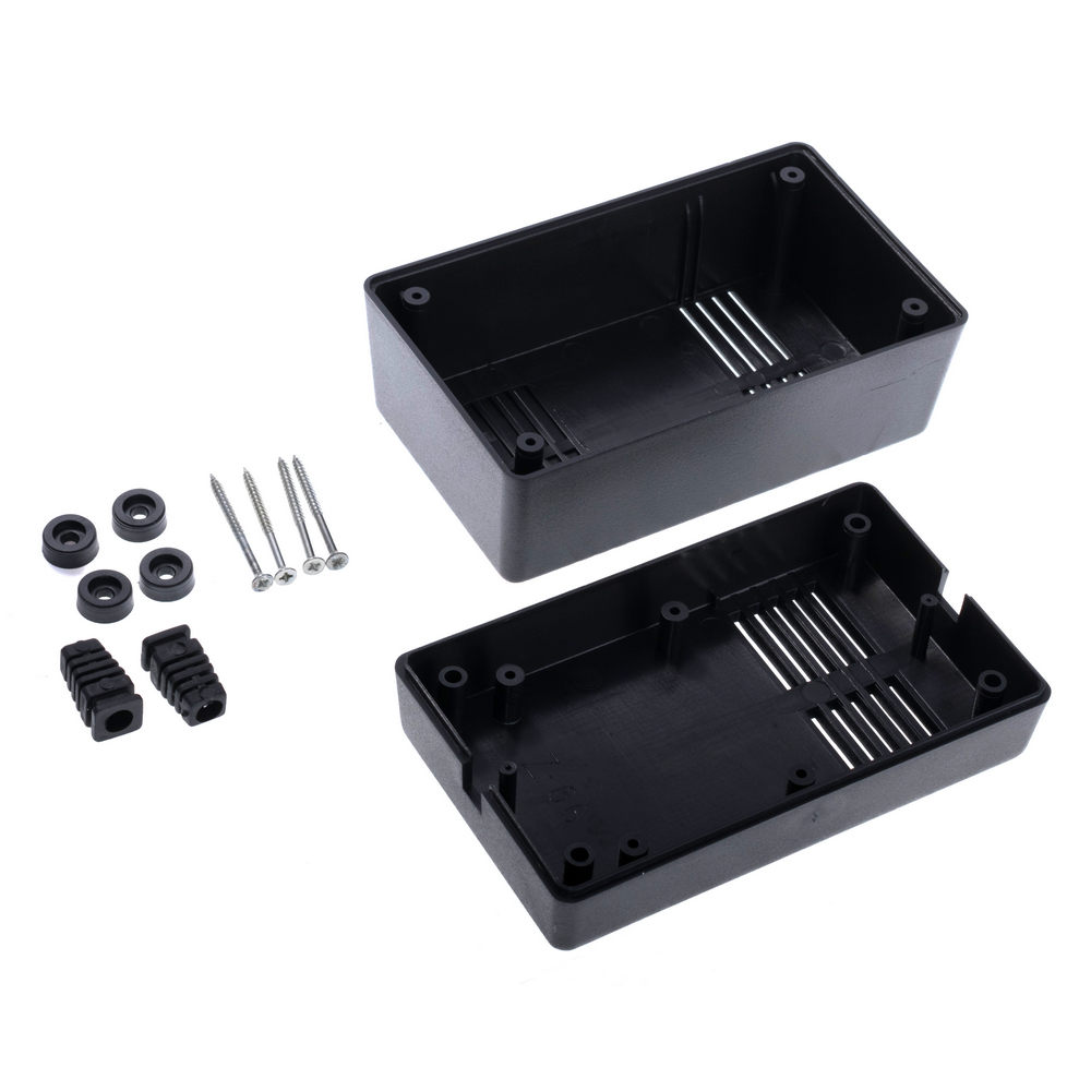 Z66-ABS (Kradex) корпус, чорний, 65х79х130мм, комплект