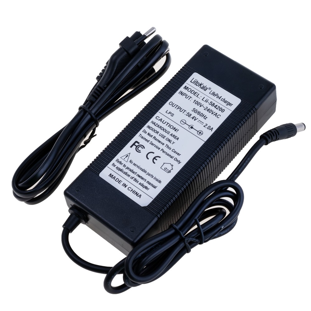 Зарядний пристрій для LiFePO4 58.4V 2A 16s, Lii-584200