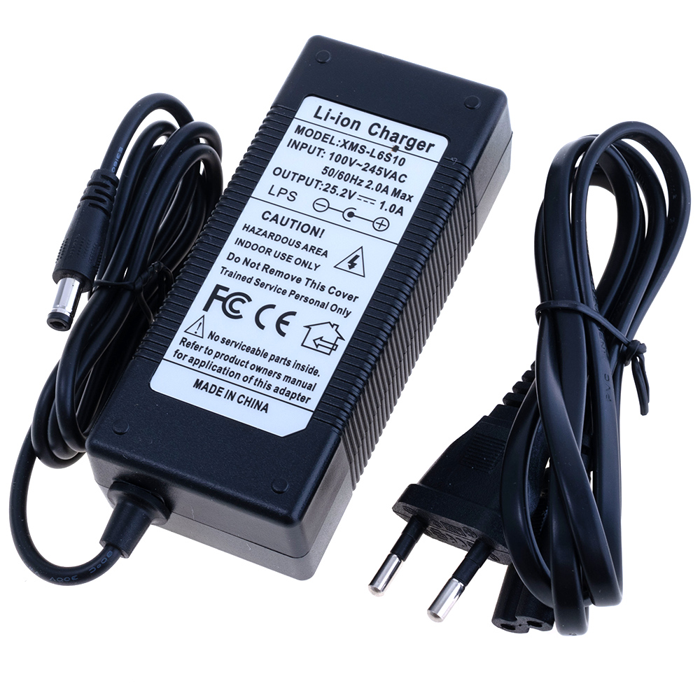 Зарядний пристрій 6S Li-Ion charger  25.2V 1A