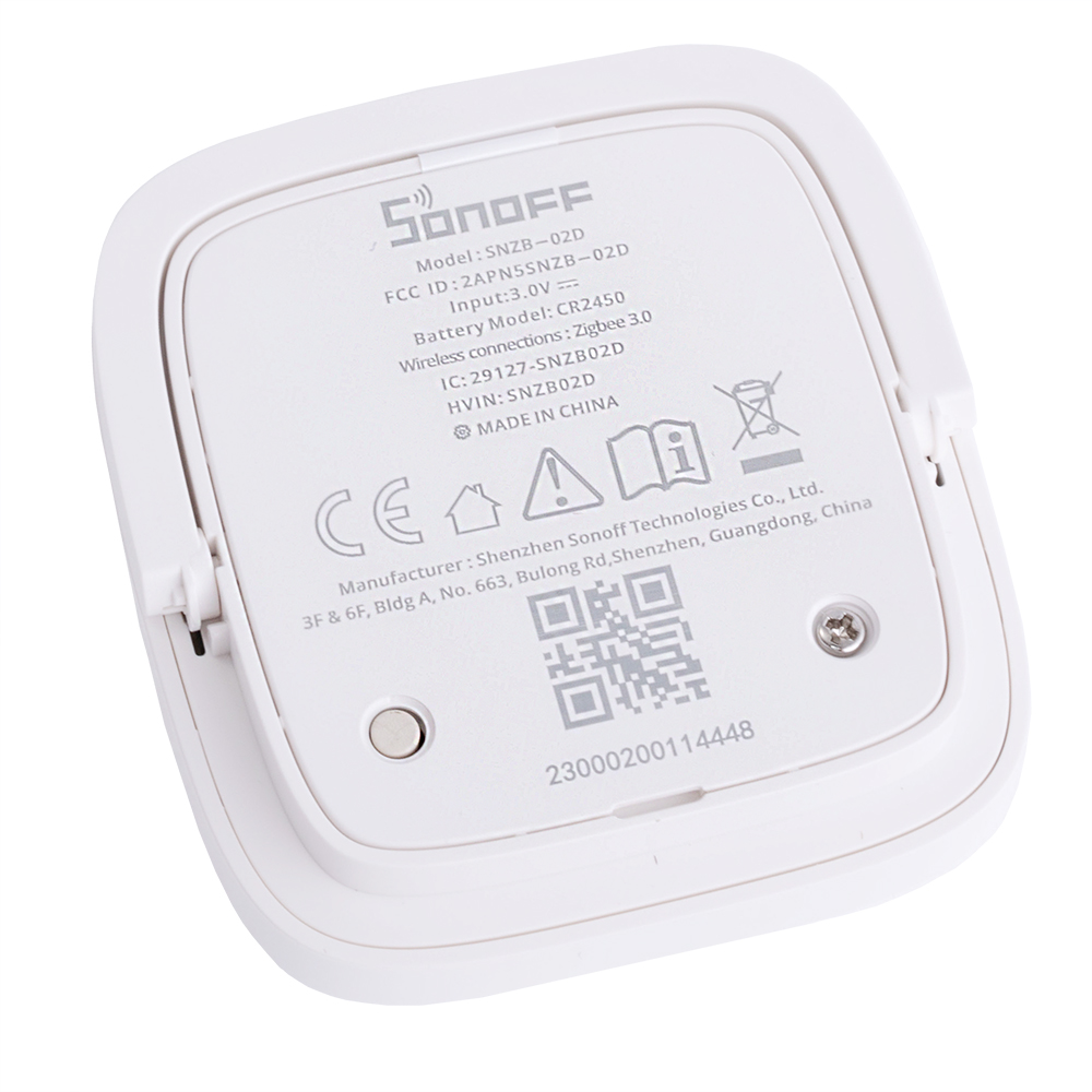 Zigbee термометр SNZB-02D з екраном (6920075740004, Sonoff)