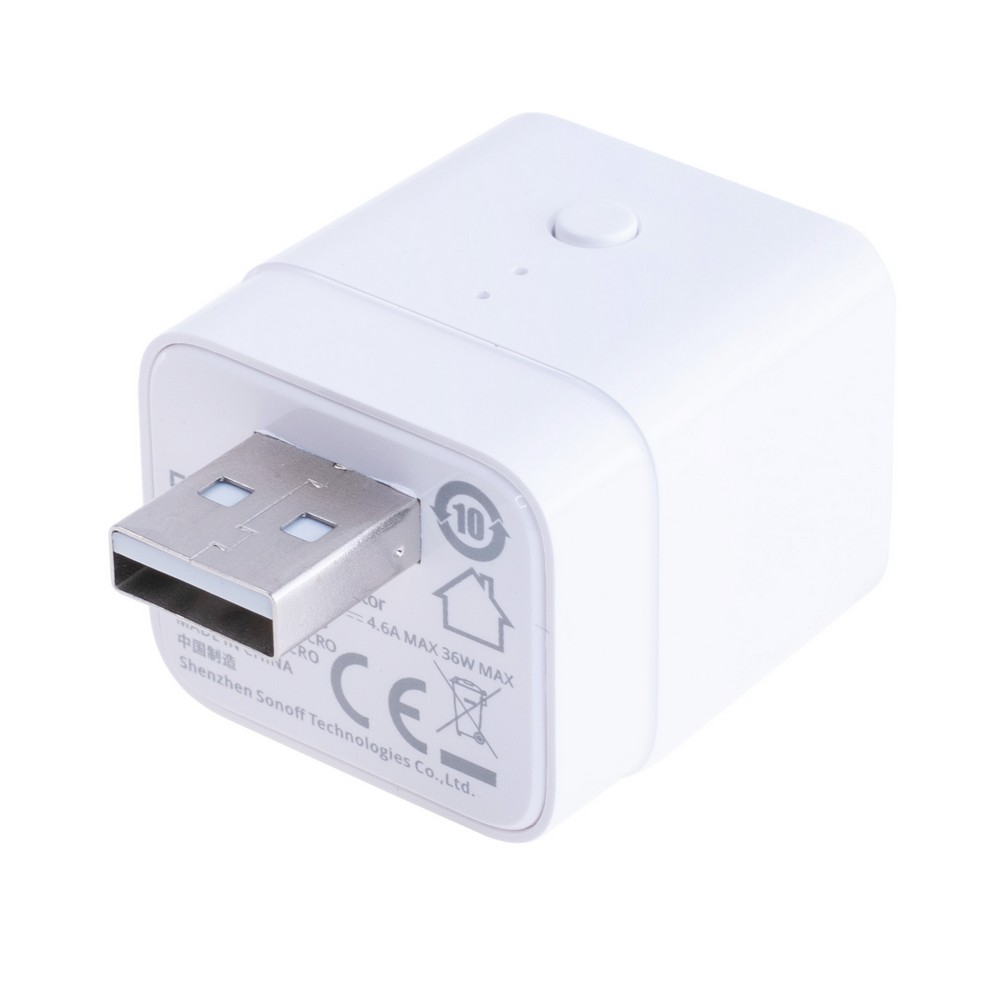 Розумний Zigbee USB-адаптер із функцією реле, ZBMicro USB adaptor (6920075741964 – Sonoff)