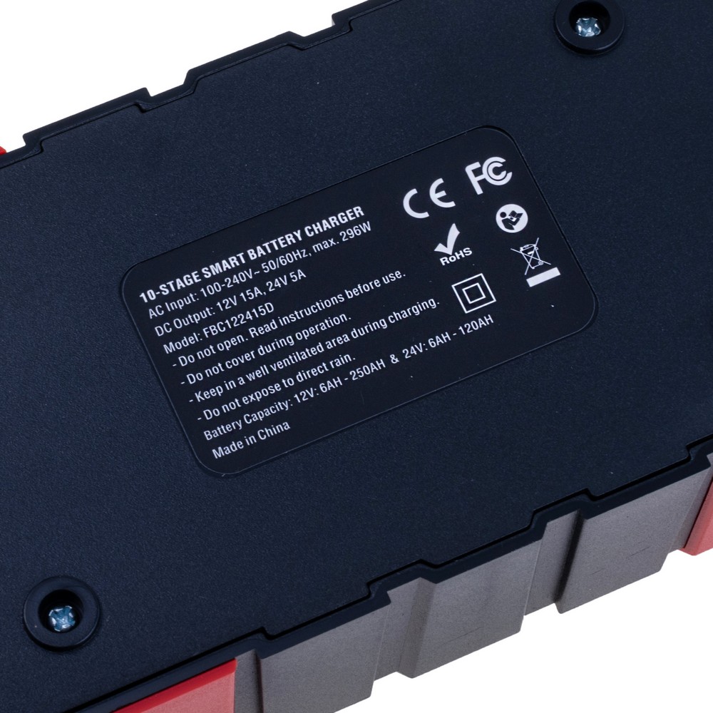Зарядний пристрій 12V/15A - 24V/5A для Li/Lead/LiFePO4 акумуляторів (FBC122415D – Foxsur) Зарядний пристрій 12V/15A - 24V/5A для Li/Lead/LiFePO4 акумуляторів (FBC122415D – Foxsur)