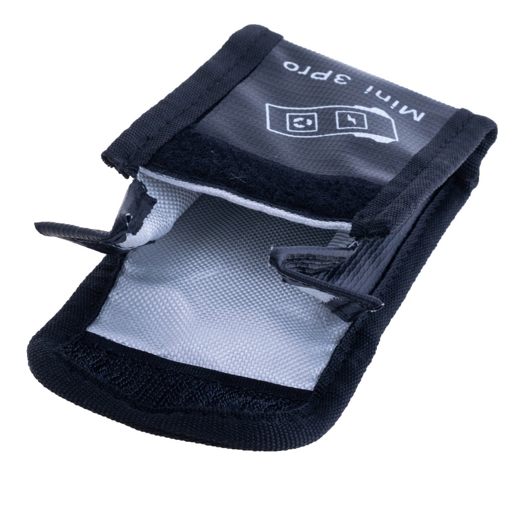 Захисна, вогнетривка сумка для Li-po/Li-Ion акумуляторів 100x75x35mm