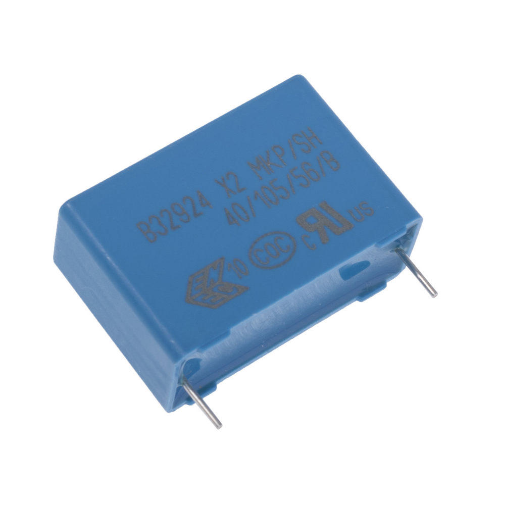1,5uF 305VAC (class X2) (+/-20%), P=27,5mm, 12,5x21,5x31,5mm (B32924C3155M000 – Epcos) 1,5uF 305VAC (class X2) (+/-20%), P=27,5mm, 12,5x21,5x31,5mm (B32924C3155M000 – Epcos)