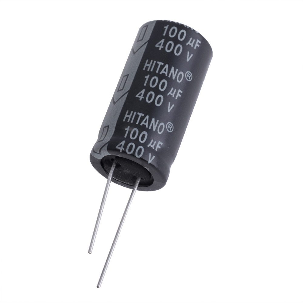 100uF 400V EHR 18x36mm (EHR101M2GB-Hitano) (електролітичний конденсатор)