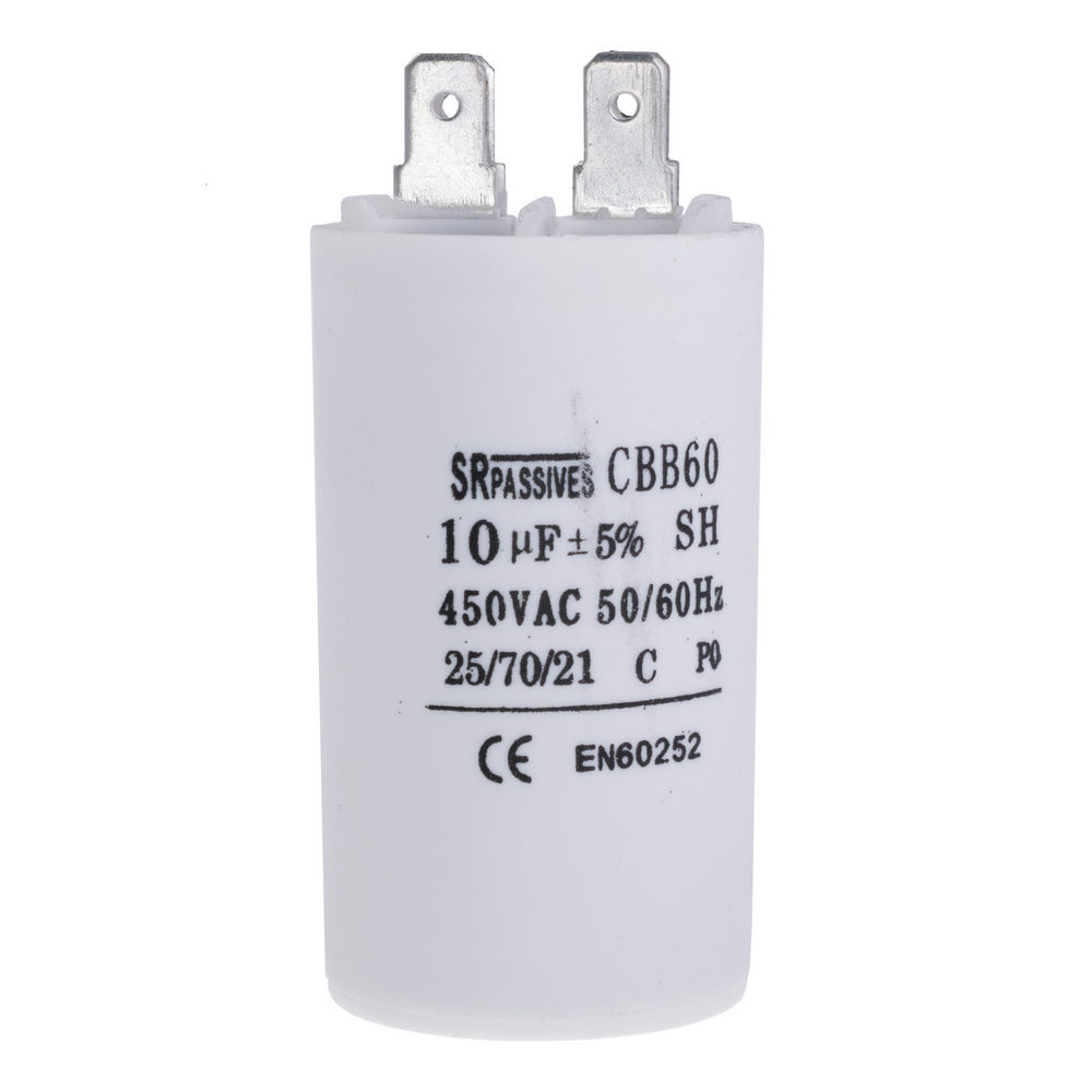 10uF 450V O35x60mm, -25?70°C, ±5%, 3000h (CBB60A-10/450) SR PASSIVES от ...
