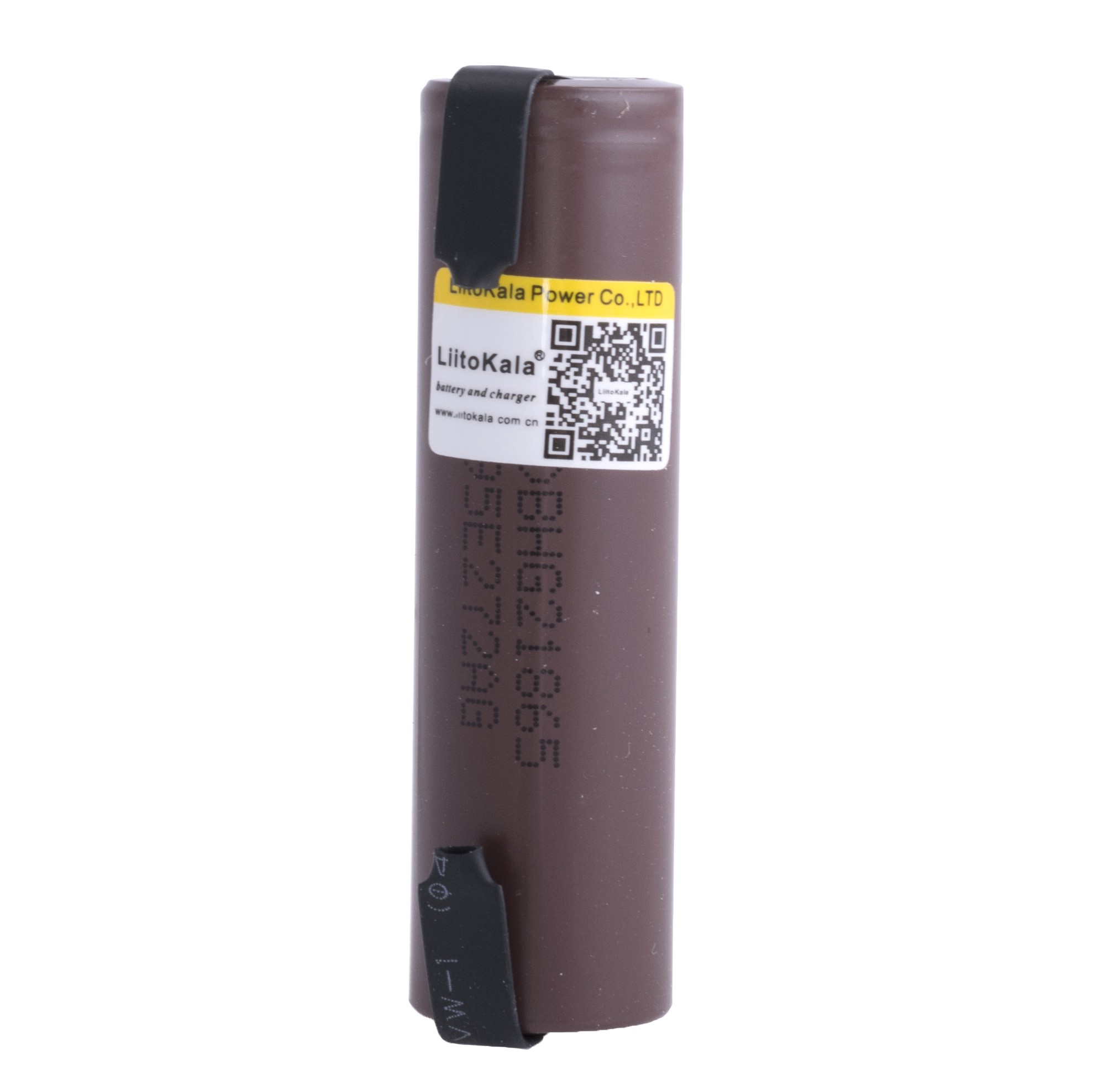 Акумулятор високотоковий з контактами18650 Li-Ion LiitoKala 18650HG2, 3000mAh, 20A