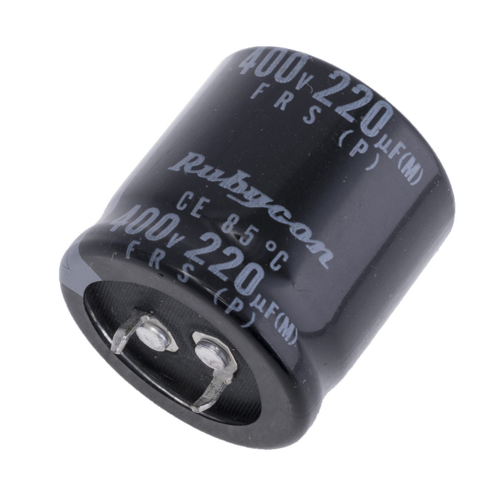 220uF 400V 20% FRS 30x30 RUBYCON 220uF 400V 20% FRS 30x30 RUBYCON