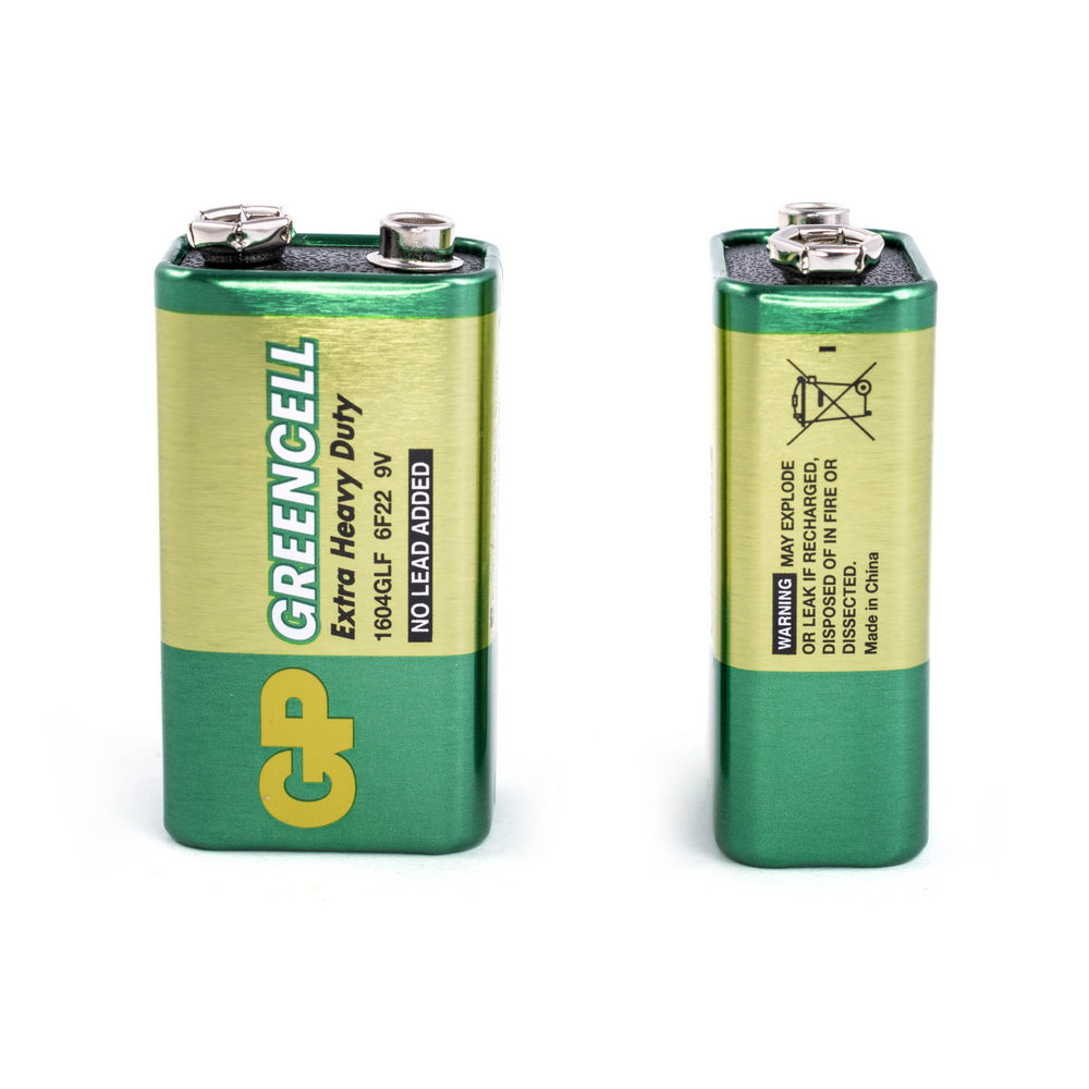 Батарейка сольова 1604G, 6F22 ("крона"), 9V, GP Batteries, U1 Батарейка сольова 1604G, 6F22 ("крона"), 9V, GP Batteries, U1