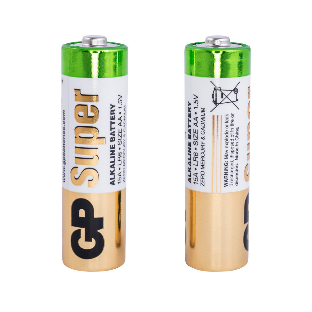 Батарейка 15A лужна, LR6, AA, 1.5V, GP, U2 Батарейка 15A лужна, LR6, AA, 1.5V, GP, U2
