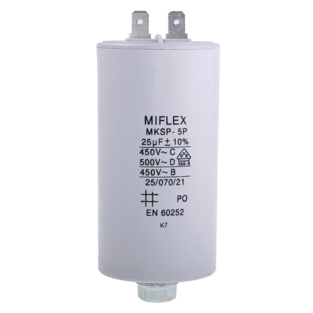 25uF 450V ±10% O45 x 83мм, з клемами (I15KV625K-B) (конденсатор пусковий) 25uF 450V ±10% O45 x 83мм, з клемами (I15KV625K-B) (конденсатор пусковий)