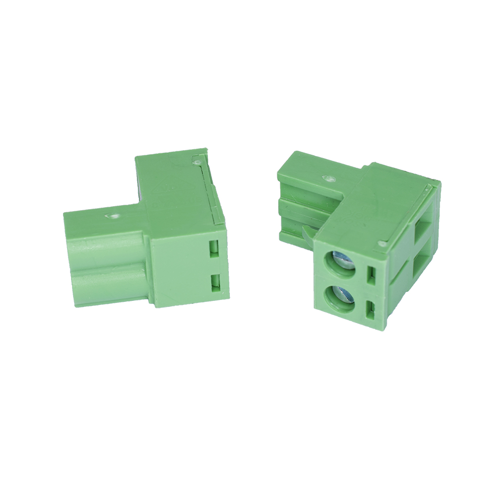 Клемник 2EDGK-5.0-02P-14-00A (H) 2конт., зелений, шліц (Degson)