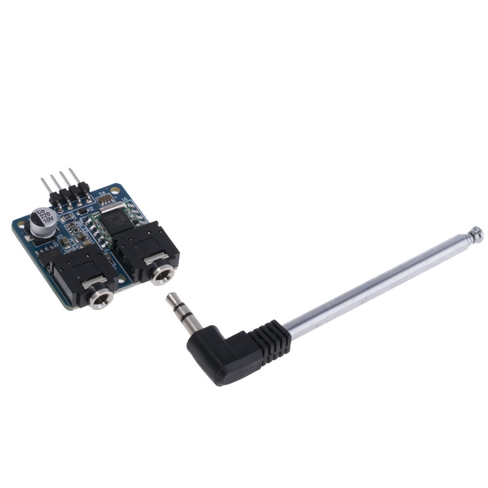 76 - 108 мГц TEA5767 FM стерео радио модуль + кабель антенны для Arduino 76 - 108 мГц TEA5767 FM стерео радио модуль + кабель антенны для Arduino
