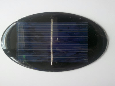 Солнечный модуль, 0,32 Вт  D=94 мм, толщ.=2,5 мм (поликристаллический)
