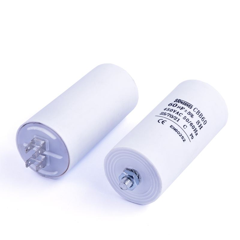 60uF 450VAC ±5% 50x106mm, з клемами 6.3mm (конденсатор пусковий) (СВВ60Е-60/450)
