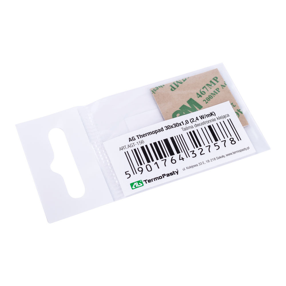 AG Thermopad 30x30x1,0 (2,4 W/mK) AG Thermopad 30x30x1,0 (2,4 W/mK)