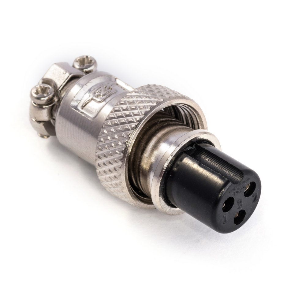 KLS15-225-M12-3F1 (вилка на кабель 3-х конт., резьбовое соединение)