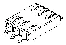 MLX94303-5006 (разъем для SIM-карты) MLX94303-5006 (разъем для SIM-карты)