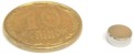 Магнит NdFeB, диск/цилиндр OD5 x 2 mm (N38), Ni+Cu+Ni (никель)