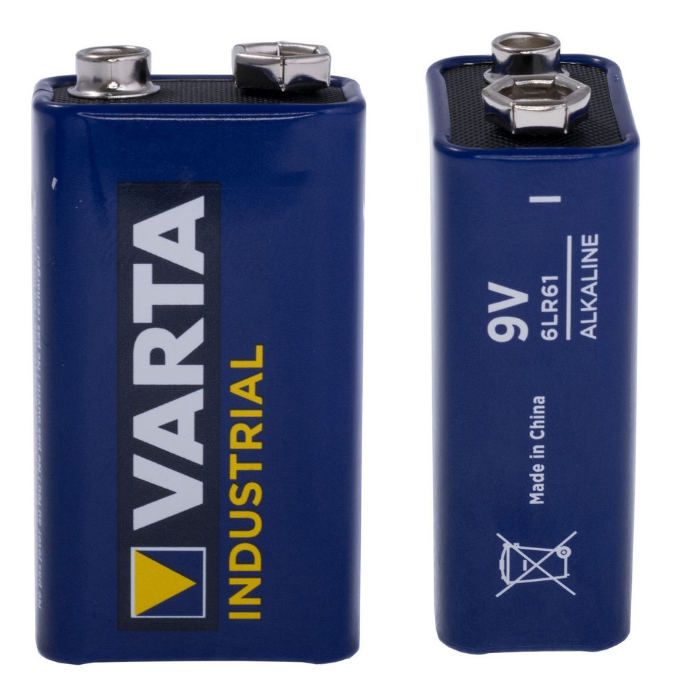Батарейка лужна, 6LR61 ("крона"), 9V, VARTA