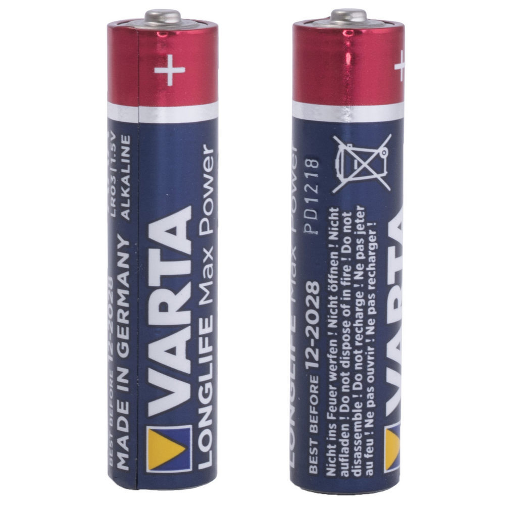Бат. щелочная, VARTA LONGLIFE Max Power, AAA, 1.5V, MT-003-4 (MAX TECH)