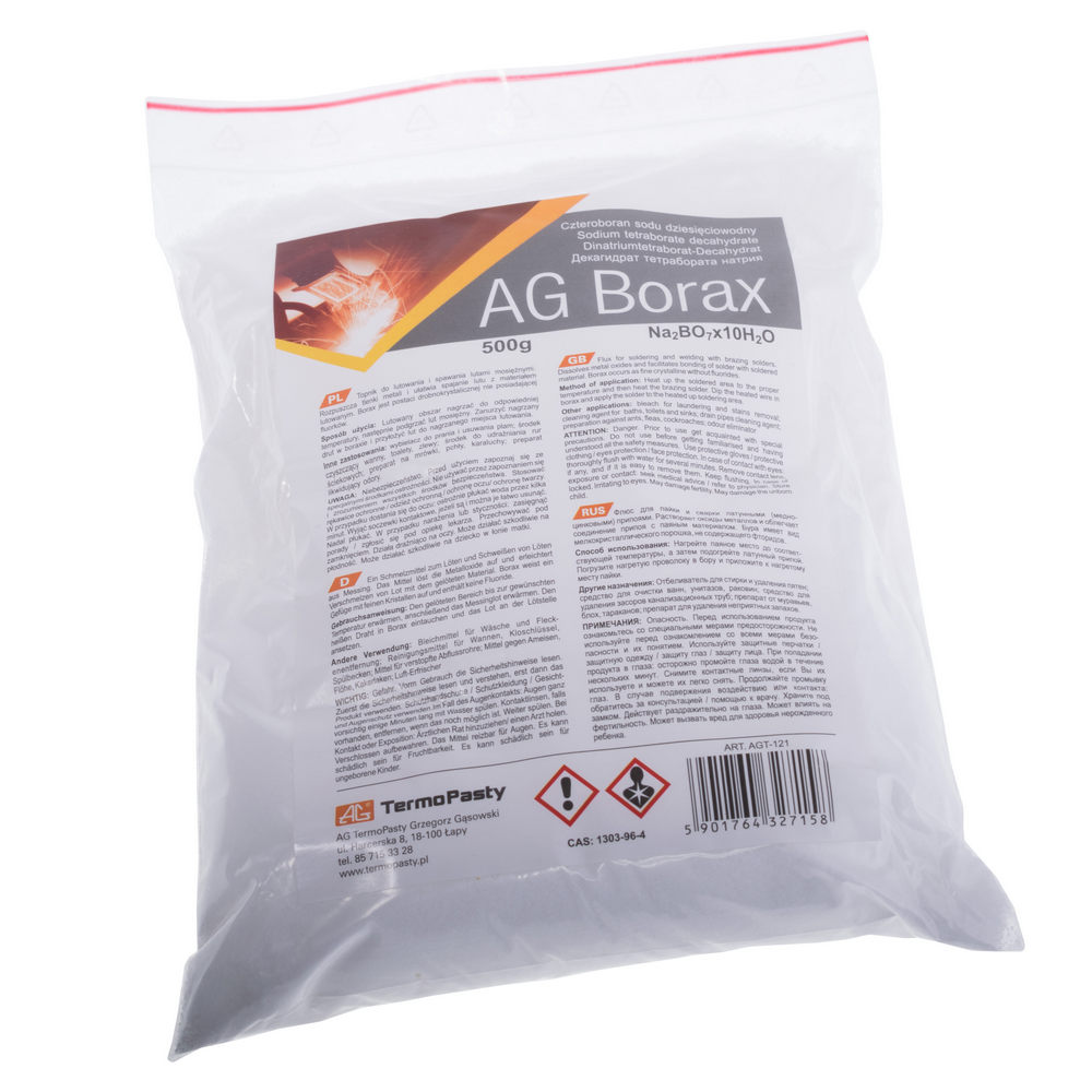 Borax (декагідрат тетрабората натрію) (agt-121) 500g