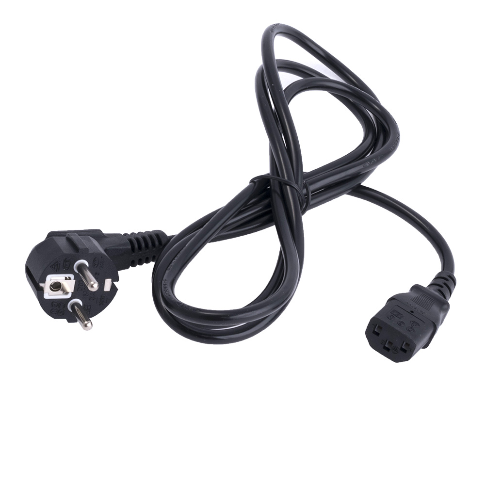 Шнур CEE 7/4 (Schuko) + C13 3х0,75/1,8м/черный (L-KLS17-EU01-1800B375– KLS) Шнур CEE 7/4 (Schuko) + C13 3х0,75/1,8м/черный (L-KLS17-EU01-1800B375– KLS)