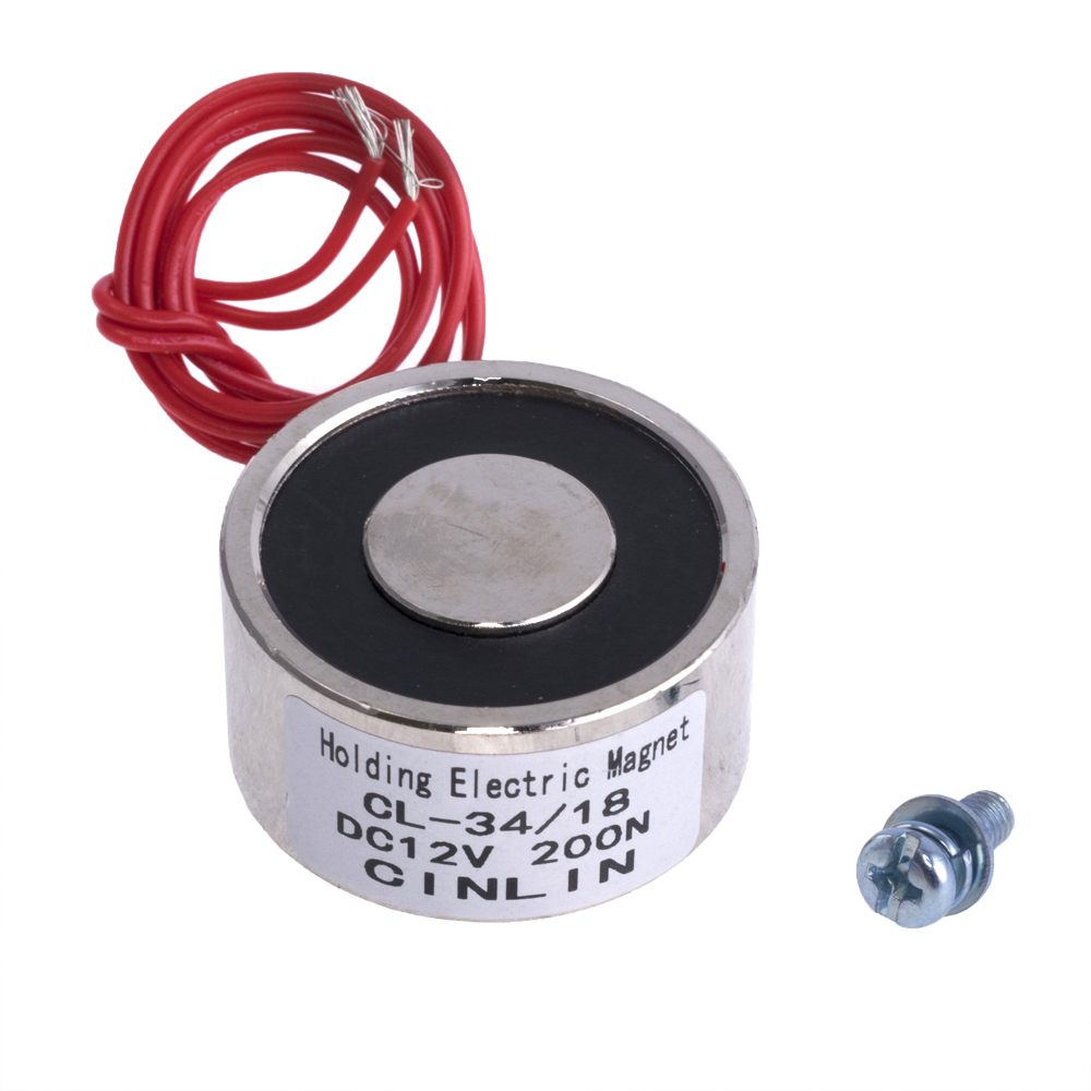 Електромагніт CL-P 34/18 12V 6W 18kg/180N (Cinlin) Електромагніт CL-P 34/18 12V 6W 18kg/180N (Cinlin)