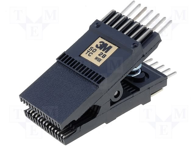 Тест-клипса для SOIC08 (CLIPS-SOIC28) Тест-клипса для SOIC08 (CLIPS-SOIC28)