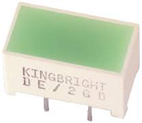 DE/2GD LIGHT BARS 7.5x14mm GREEN, 568 nm, 52mcd DE/2GD LIGHT BARS 7.5x14mm GREEN, 568 nm, 52mcd