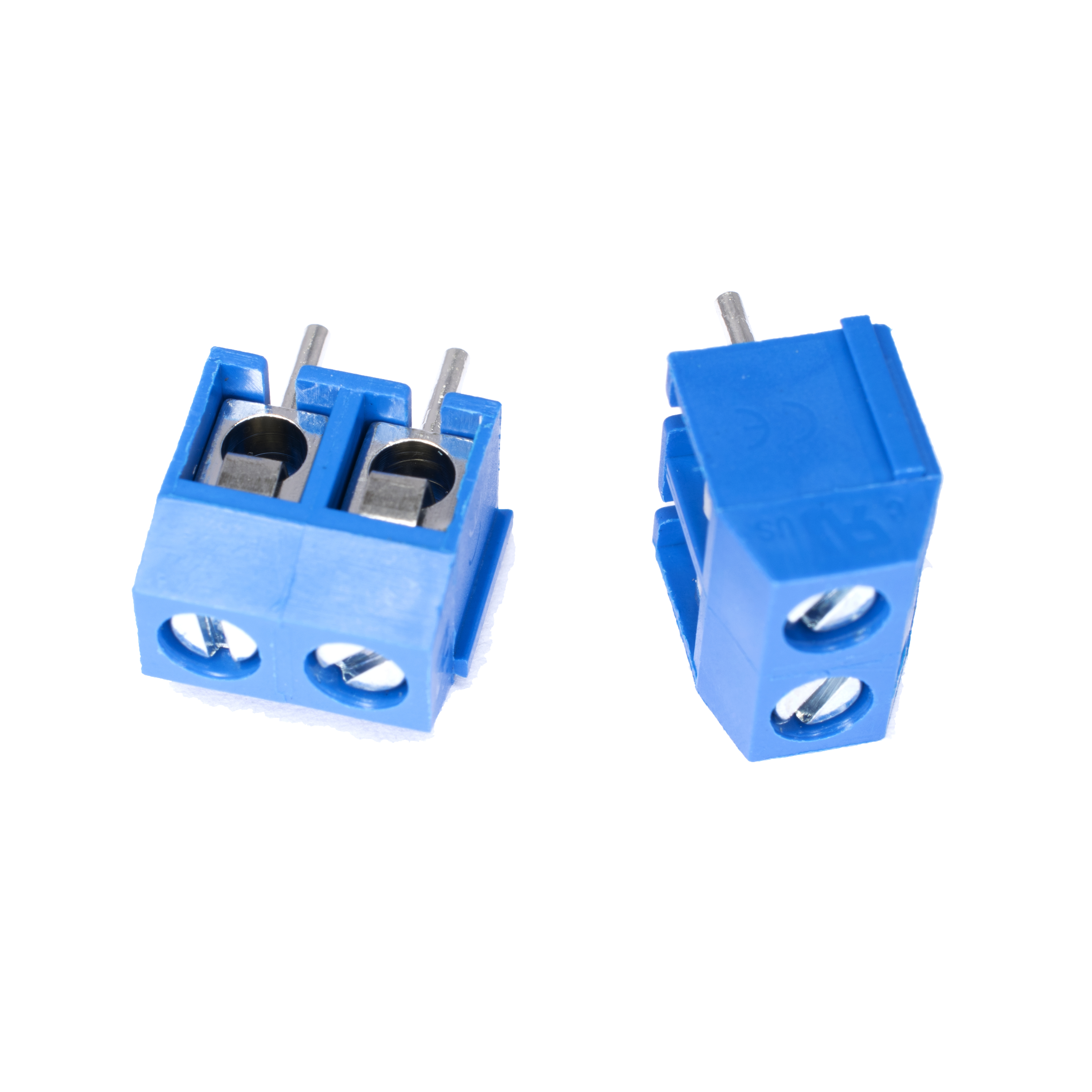 Клеммник DG301-5.0-02P-12-00A(H) 2конт., синий, шлиц (Degson)