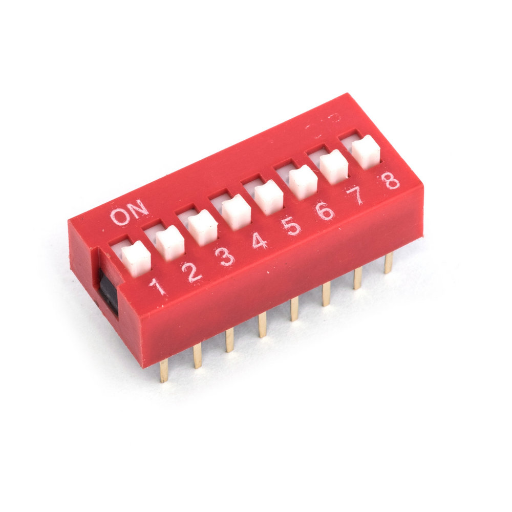 Переключатель DS-08 (SWD1-8)(KLS7-DS-08-R-0-0) Переключатель DS-08 (SWD1-8)(KLS7-DS-08-R-0-0)