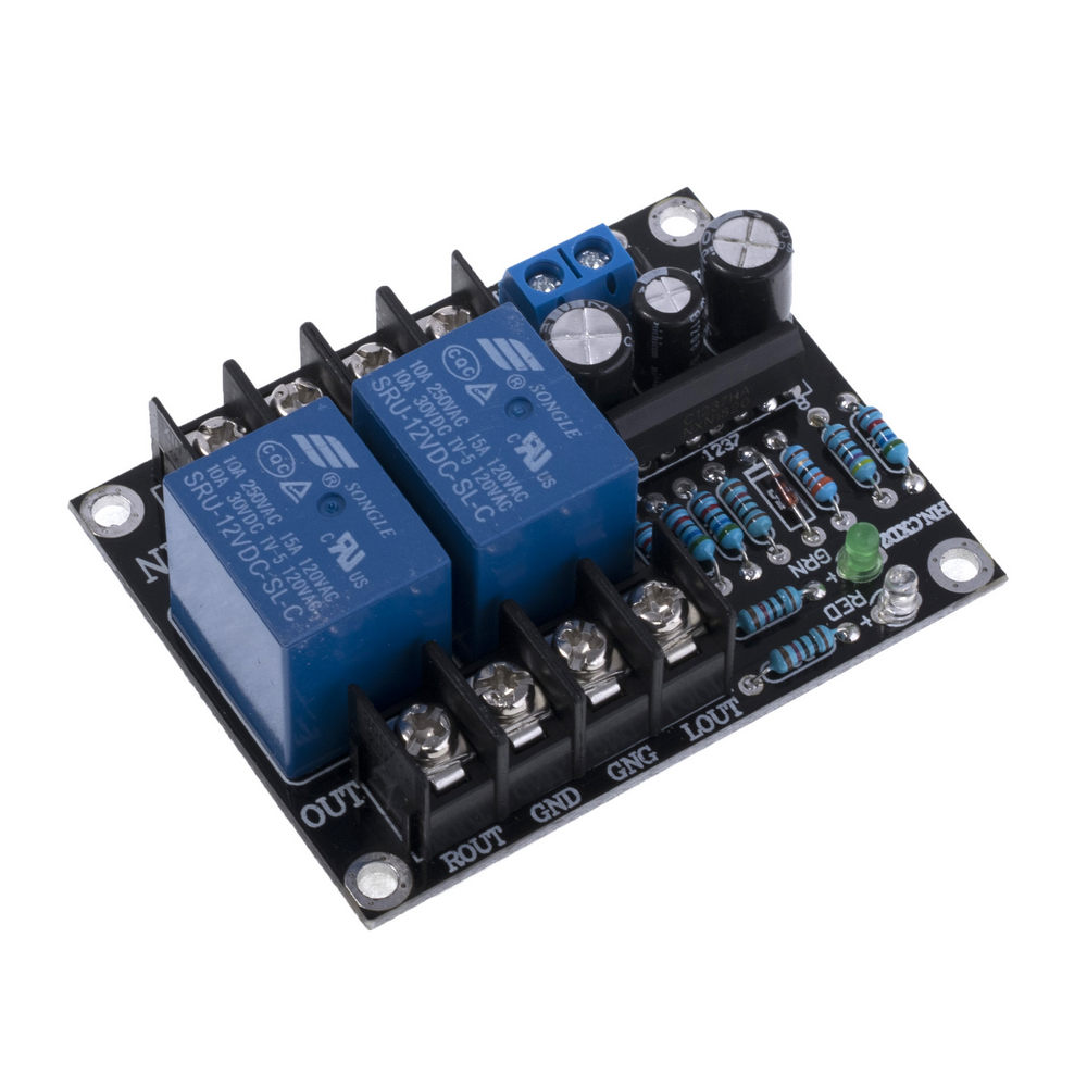 Модуль захисту акустичних систем із затримкою включення (Dual channel Speaker protect With boot time delay and dc protection) Модуль захисту акустичних систем із затримкою включення (Dual channel Speaker protect With boot time delay and dc protection)