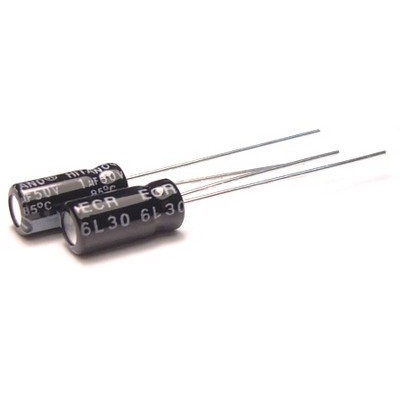 220uF 35V ECR 8x14mm (ECR221M35BA-Hitano) (електролітичний конденсатор) 220uF 35V ECR 8x14mm (ECR221M35BA-Hitano) (електролітичний конденсатор)