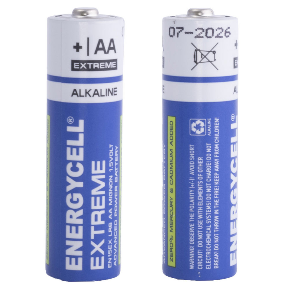 Батарейка Energycell Extreme LR06 лужна AA Батарейка Energycell Extreme LR06 лужна AA