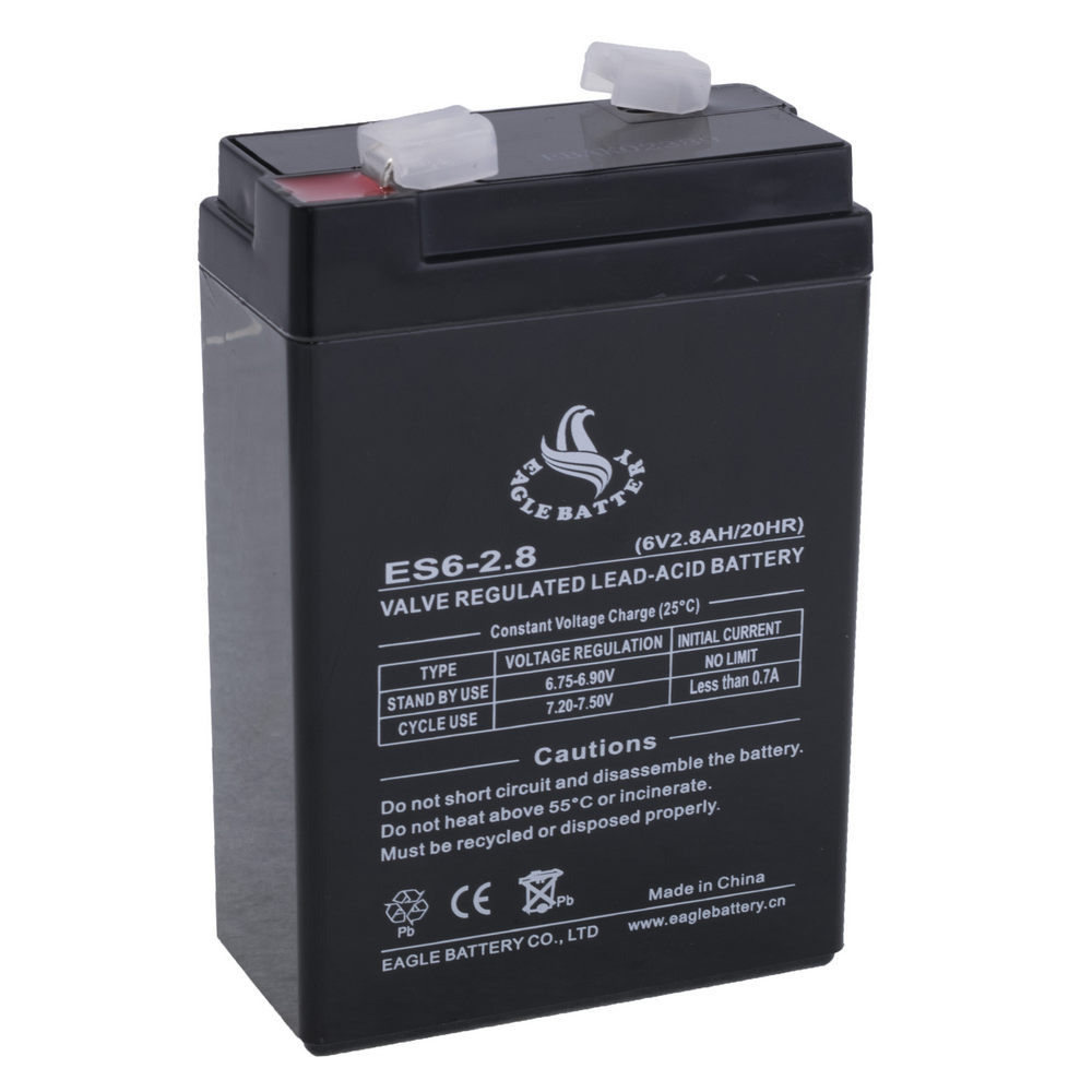 Акумулятор 6V 2,8Ah свинцево-кислотний AGM (ES6-2.8)