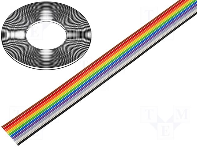 Шлейф FLCC-10/30 -BQ Cable (кабель ленточный многоцветный; 10 жил) Шлейф FLCC-10/30 -BQ Cable (кабель ленточный многоцветный; 10 жил)