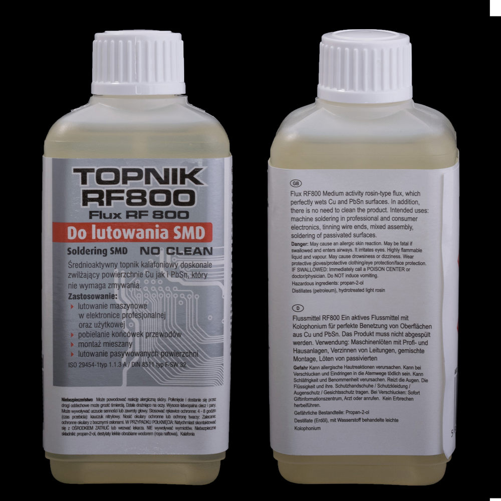 Флюс RF800 100ml средне активный канифольный AGT-109