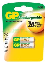 95AAAHC 950mAh, NiMH, R03 (AAA), GP, UC2 (акумулятор нікель-металгідридний) 95AAAHC 950mAh, NiMH, R03 (AAA), GP, UC2 (акумулятор нікель-металгідридний)