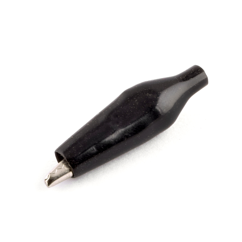 Крокодильчик чорний 40мм GT1-4101 black Крокодильчик чорний 40мм GT1-4101 black