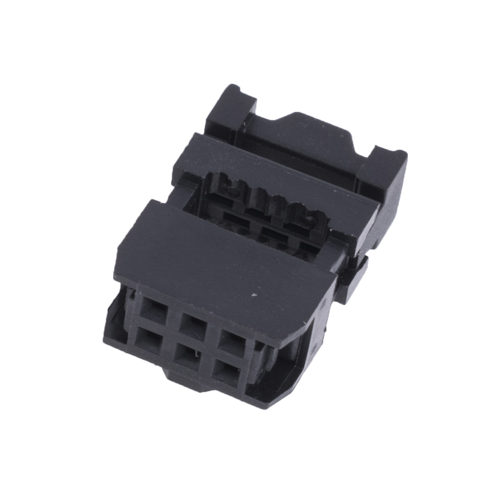 IDC-06 гніздо на шлейф (KLS1-204-06-B KLS) IDC-06 гніздо на шлейф (KLS1-204-06-B KLS)