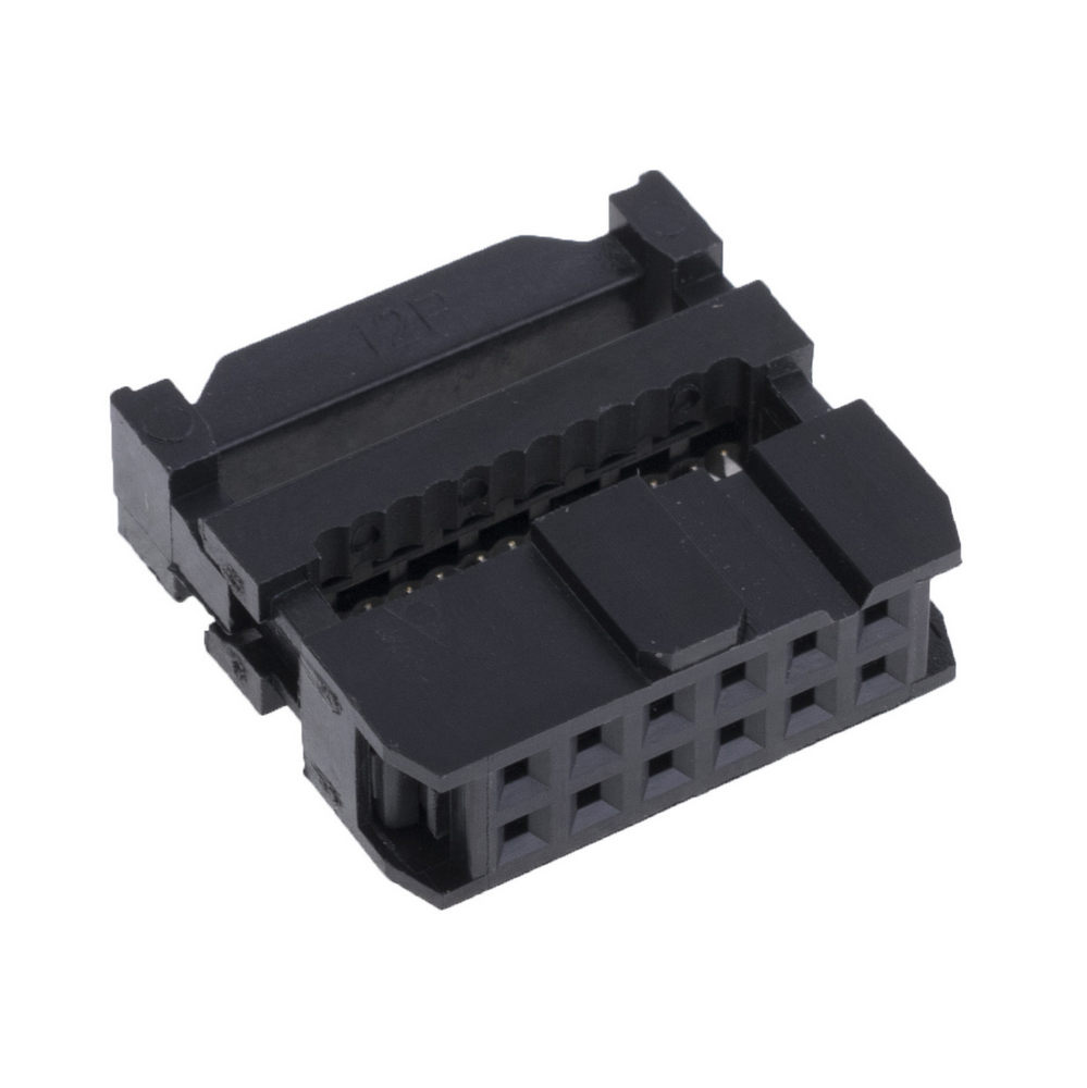 IDC-12 (KLS1-204-12-B) (гнізда на шлейф) IDC-12 (KLS1-204-12-B) (гнізда на шлейф)