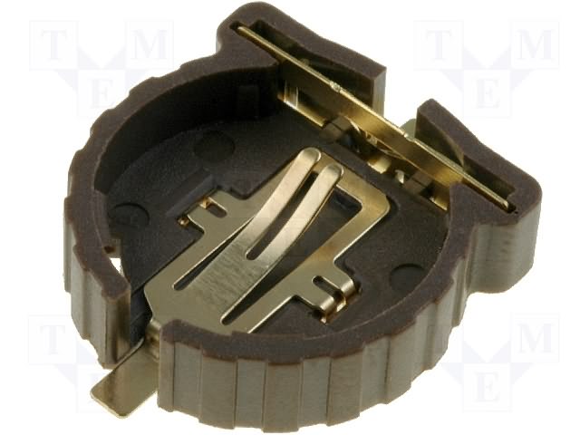 Тримач батарей CR1220 SMD 1** (KEYS1056) Тримач батарей CR1220 SMD 1** (KEYS1056)