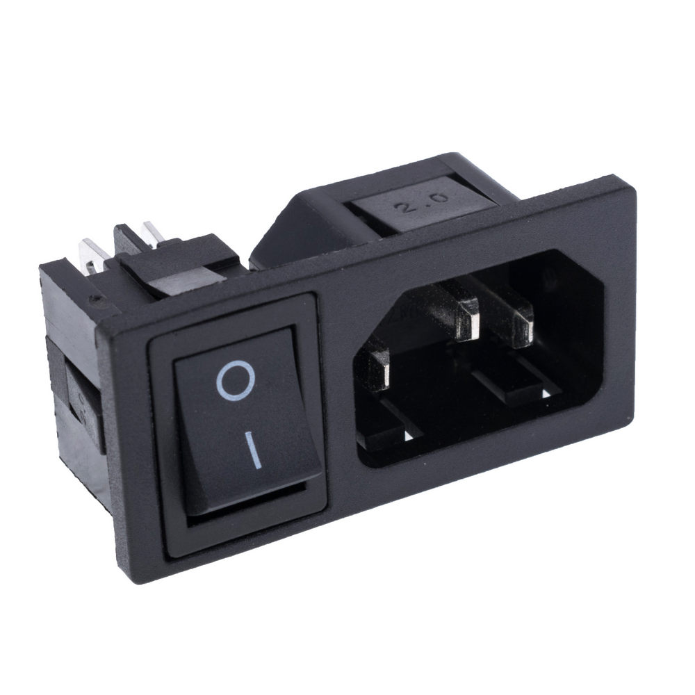 KLS1-AS-303-3 (розетка живлення AC з вимикачем) KLS1-AS-303-3 (розетка живлення AC з вимикачем)
