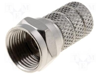 F-вилка на кабель (F011-RG6)