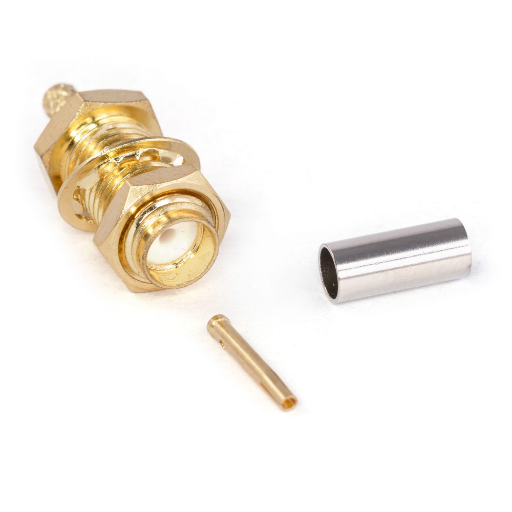 SMA-розетка на кабель (KLS1-SMA010-RG-174/U) (ВЧ-разъем)