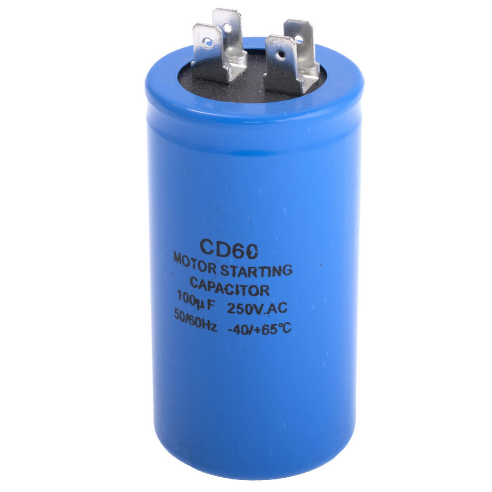 100uF 220VAC 42x80mm KLS10-CD60 (4 клеми) 100uF 220VAC 42x80mm KLS10-CD60 (4 клеми)