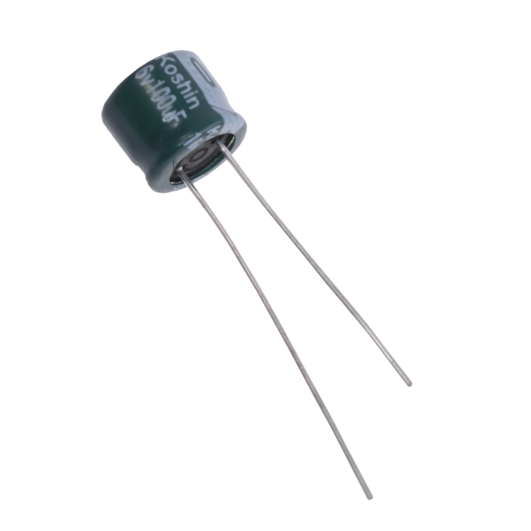 100uF 16V KSH 8x7mm (low imp.) (KSH-016V101MF070-Koshin) (електролітичний конденсатор низькоімпедансний)