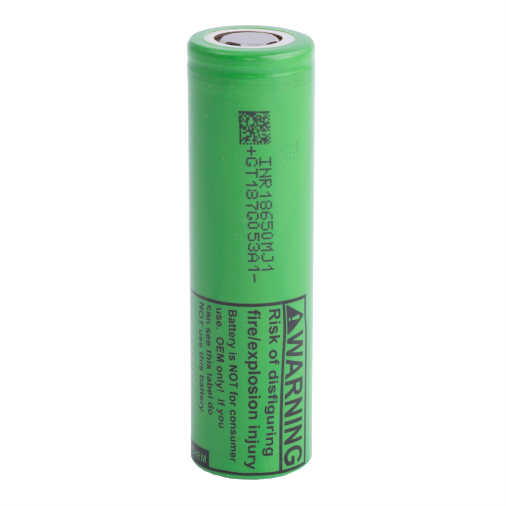 LG18650MJ1 (3.7v, 3500mAh, струм розряду: 10А) LG