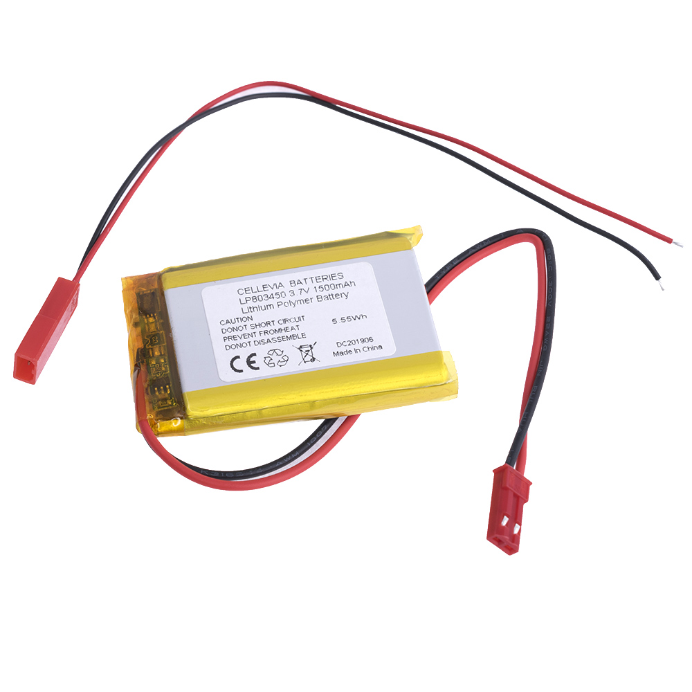 LP803450 Аккумулятор Li-Po 3,7В 1500мАч LP803450 Аккумулятор Li-Po 3,7В 1500мАч